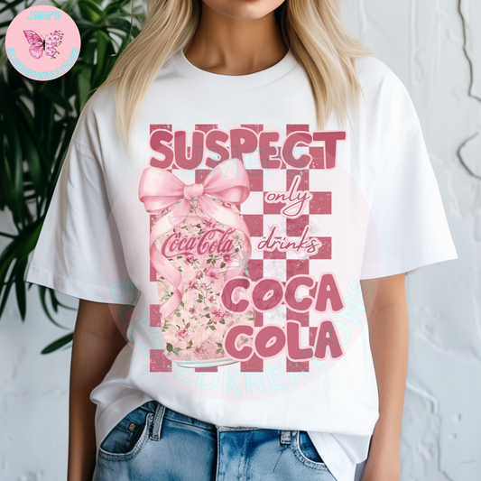 Suspect only drinks Kola-Kola DTF Transfer