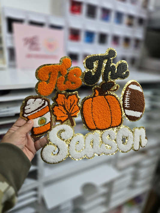 Tis The Season Chenille Patch