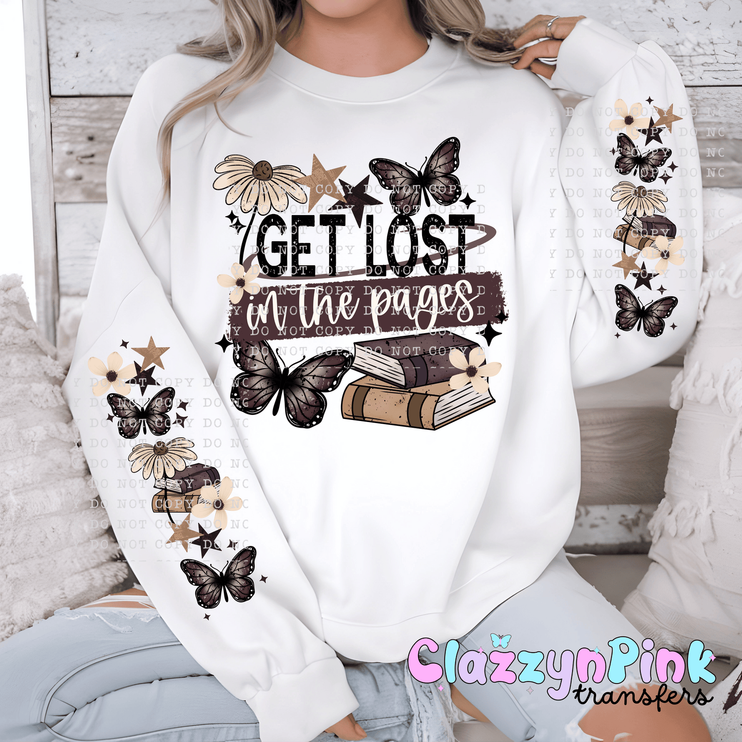 Get lost in the pages (DTF)
