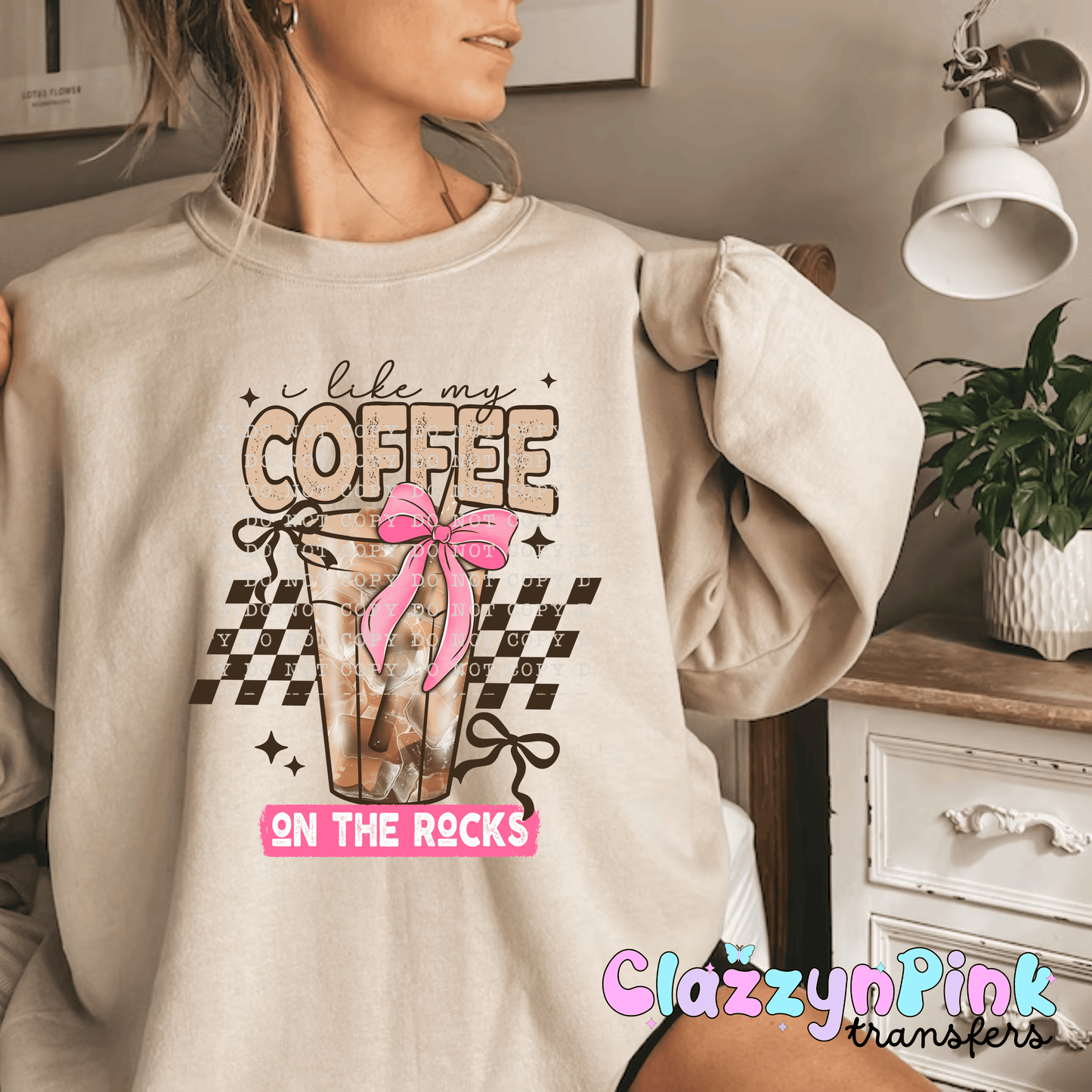 I like my coffee on the rocks (DTF)