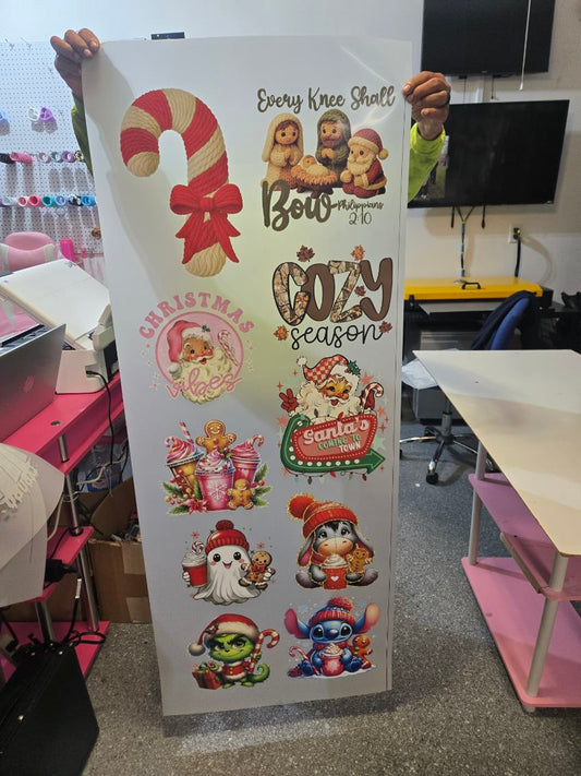 Christmas Gangsheet 22x60