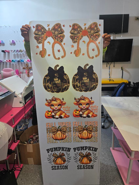 Fall Vibes 22x60 gangsheet