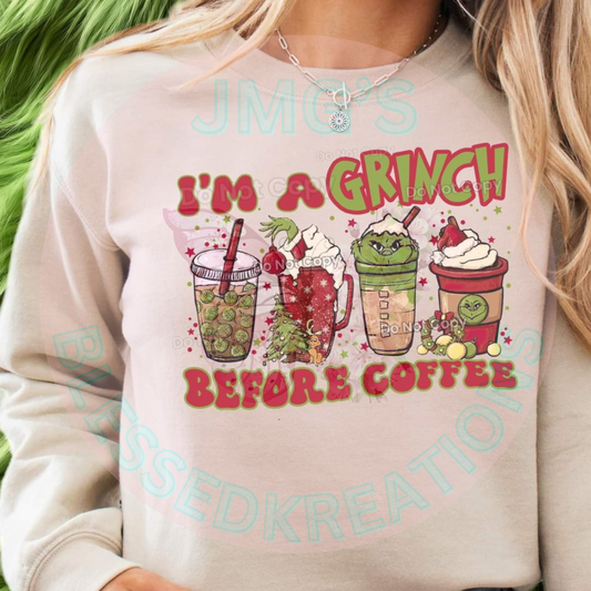 Green Alien before Coffee