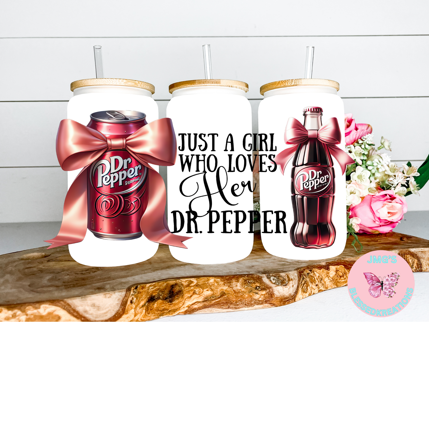 JUST A GIRL WHO LOVES HER D. P. 16OZ UVDTF WRAP