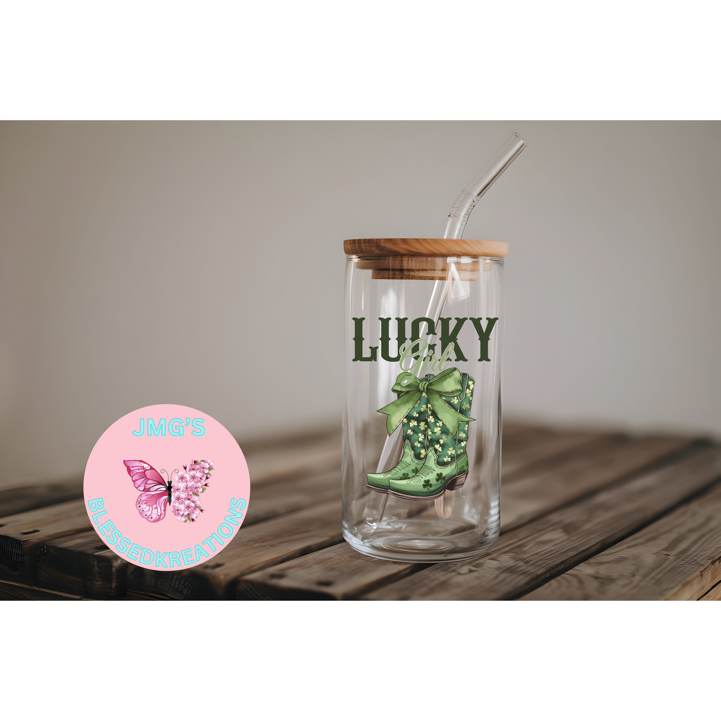 Lucky girly 4 in Decal