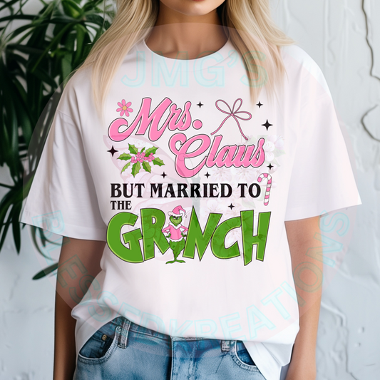 Mrs. Claus but married to the Grinchy DTF