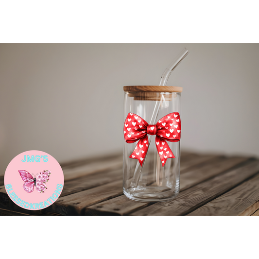 Red Bow 4 in Decal
