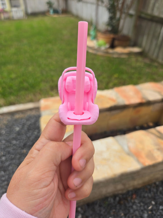 Baby Car Seat 3D Straw Topper
