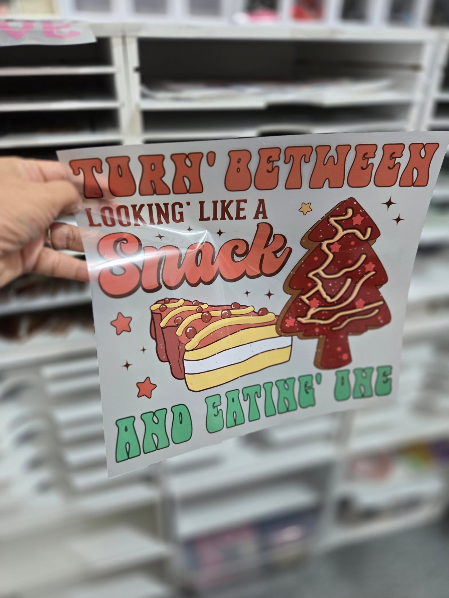 Torn Between looking like a Snack and eating one.