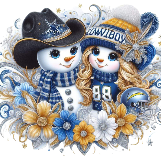 Cowboys Snowman DTF