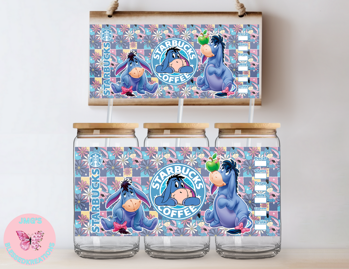 Blue Donkey 16oz UVDTF Wrap