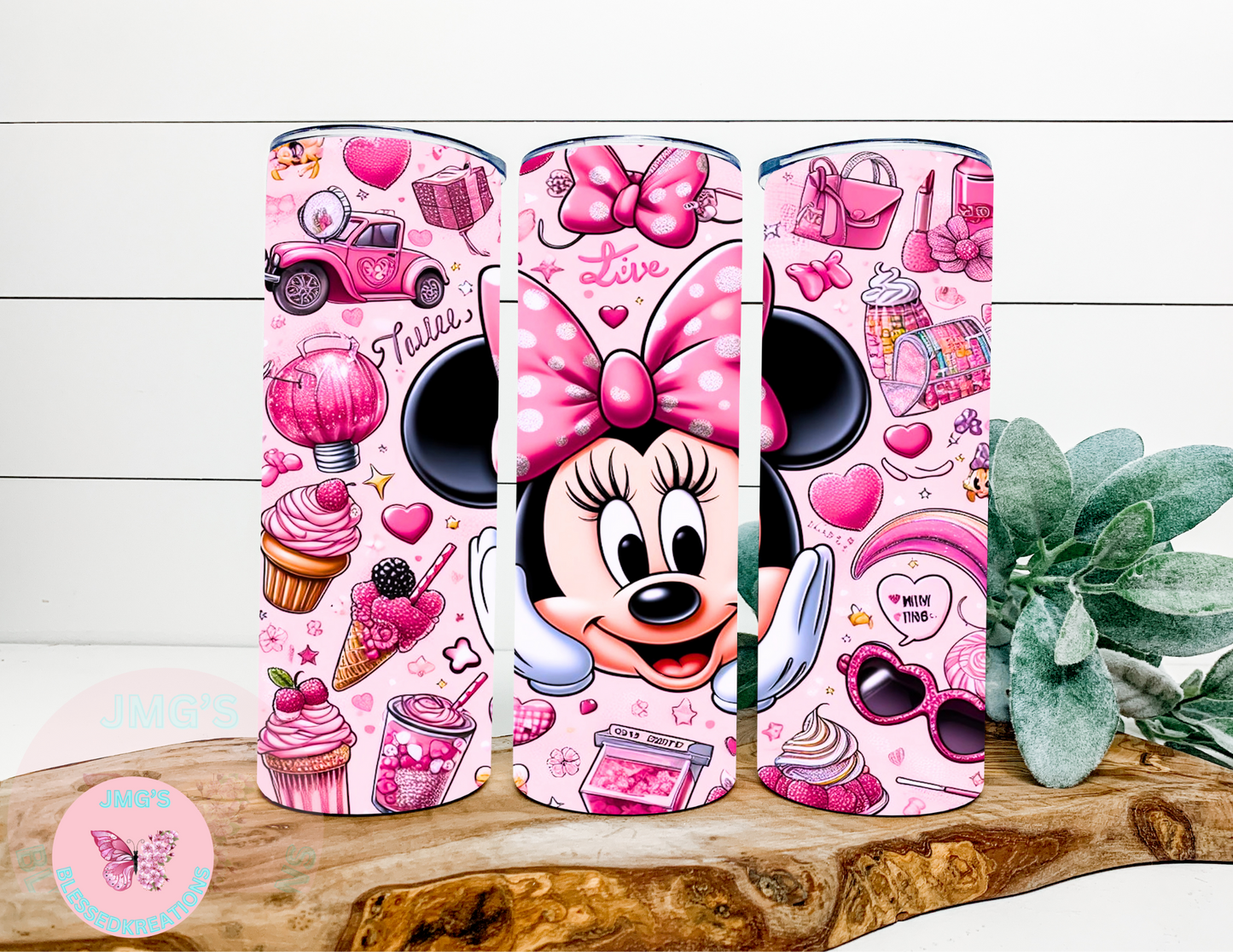 Minnie 20oz skinny tumbler