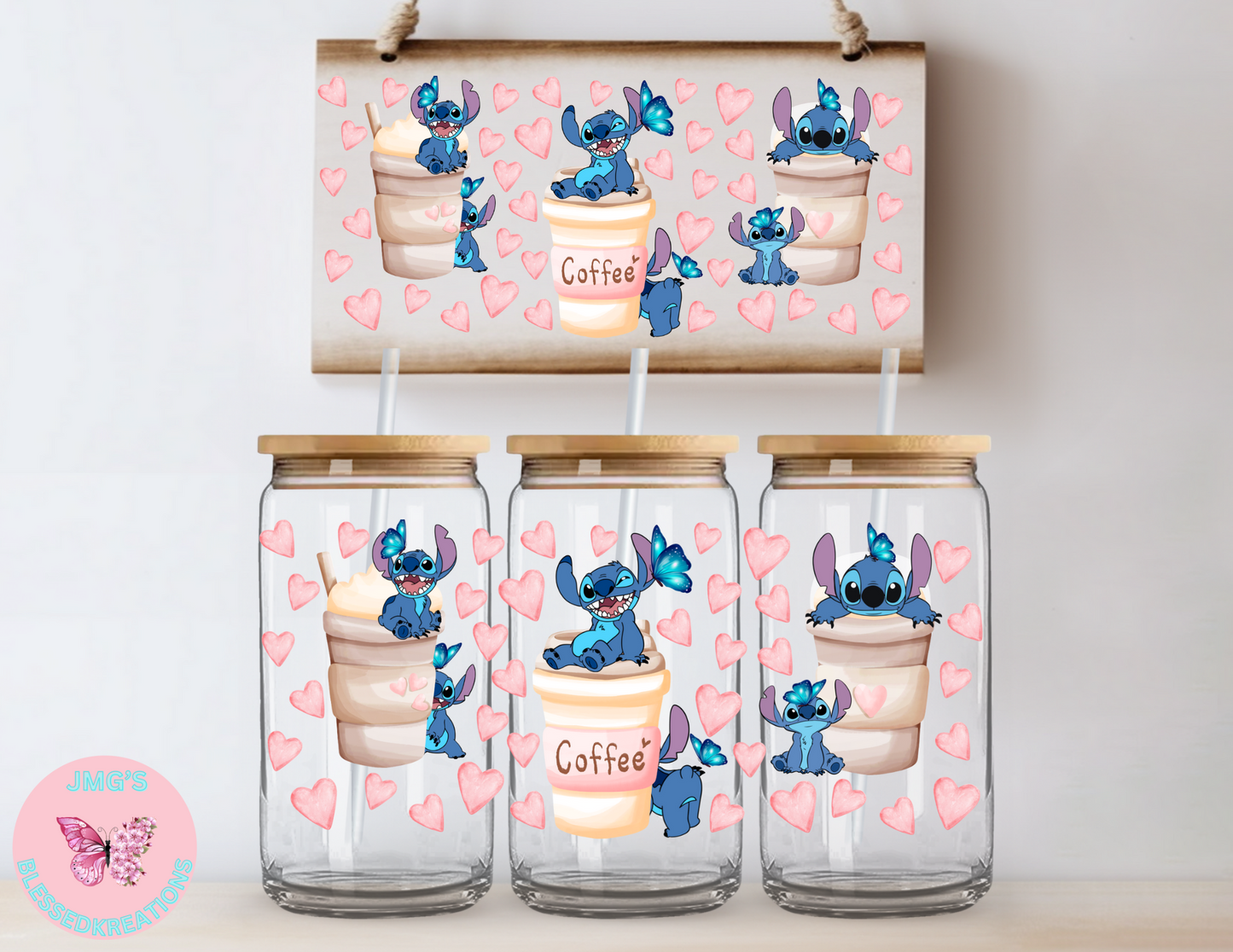 Blue Alien 16oz UVDTF Wrap