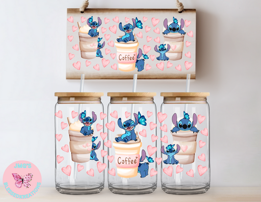 Blue Alien 16oz UVDTF Wrap